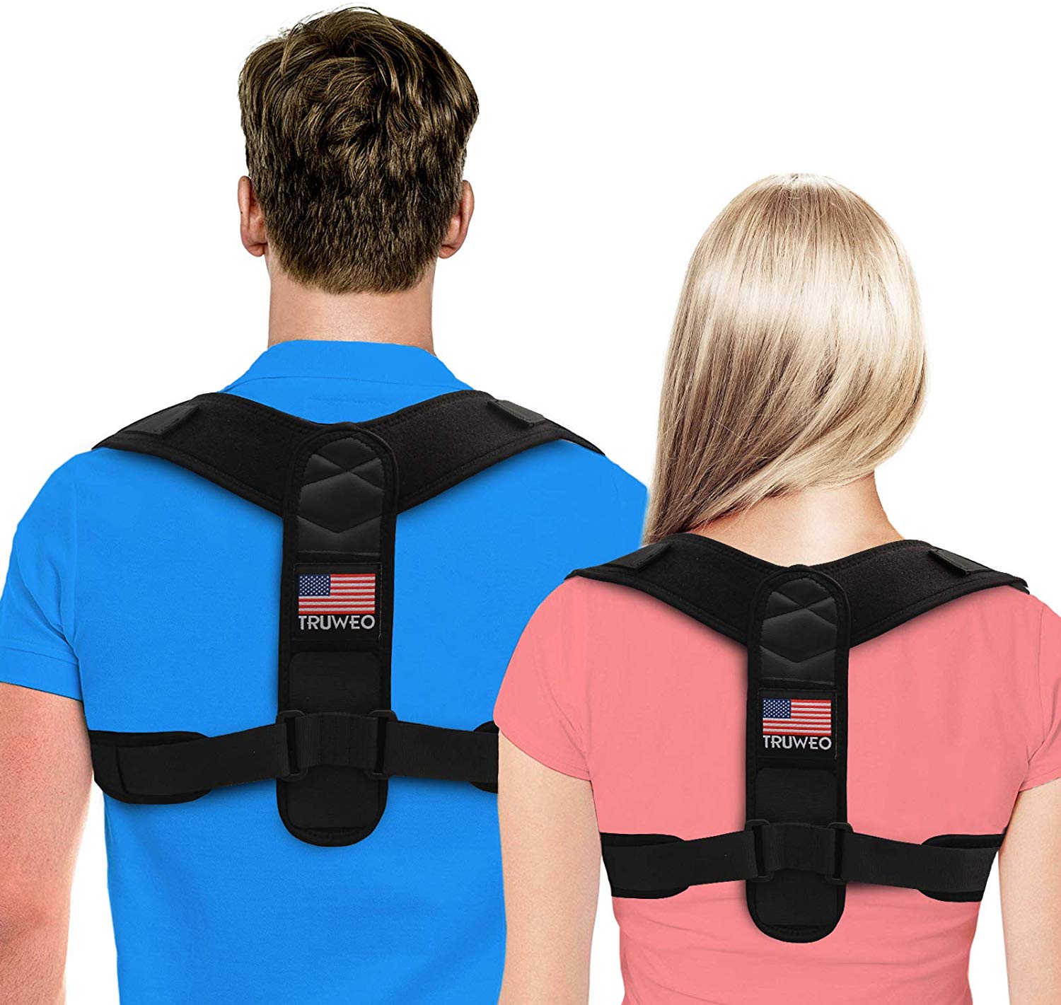 Adjustable and Breathable Posture Brace Providing Pain Relief for Neck Shoulders HHXX Posture Corrector Back 